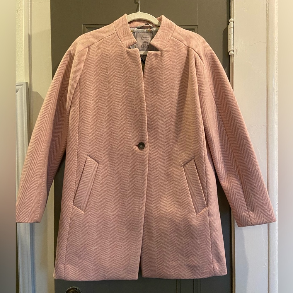 NWT Joules Addington Pink Herringbone US 6 - Picture 5 of 6